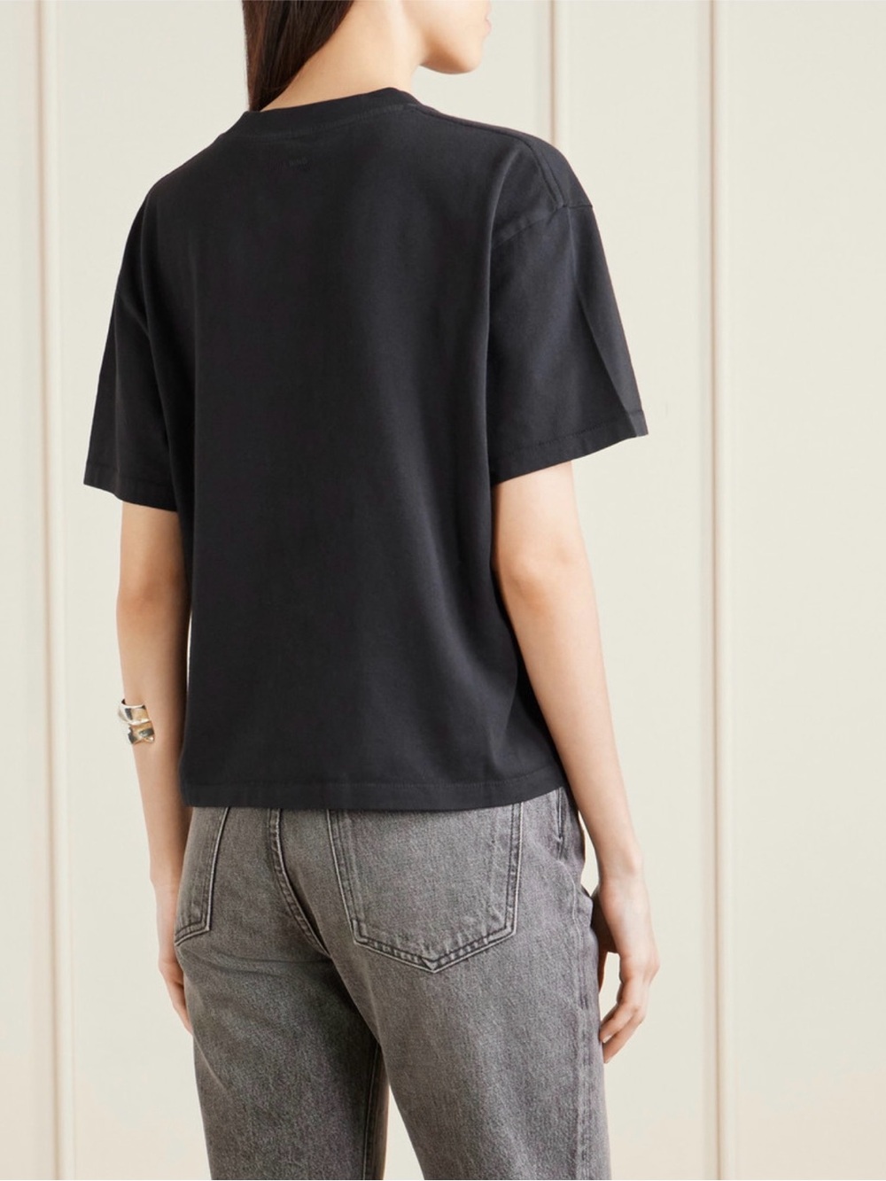 ANINE BING Walker printed cotton-jersey T-shirt - Picture 2 of 10